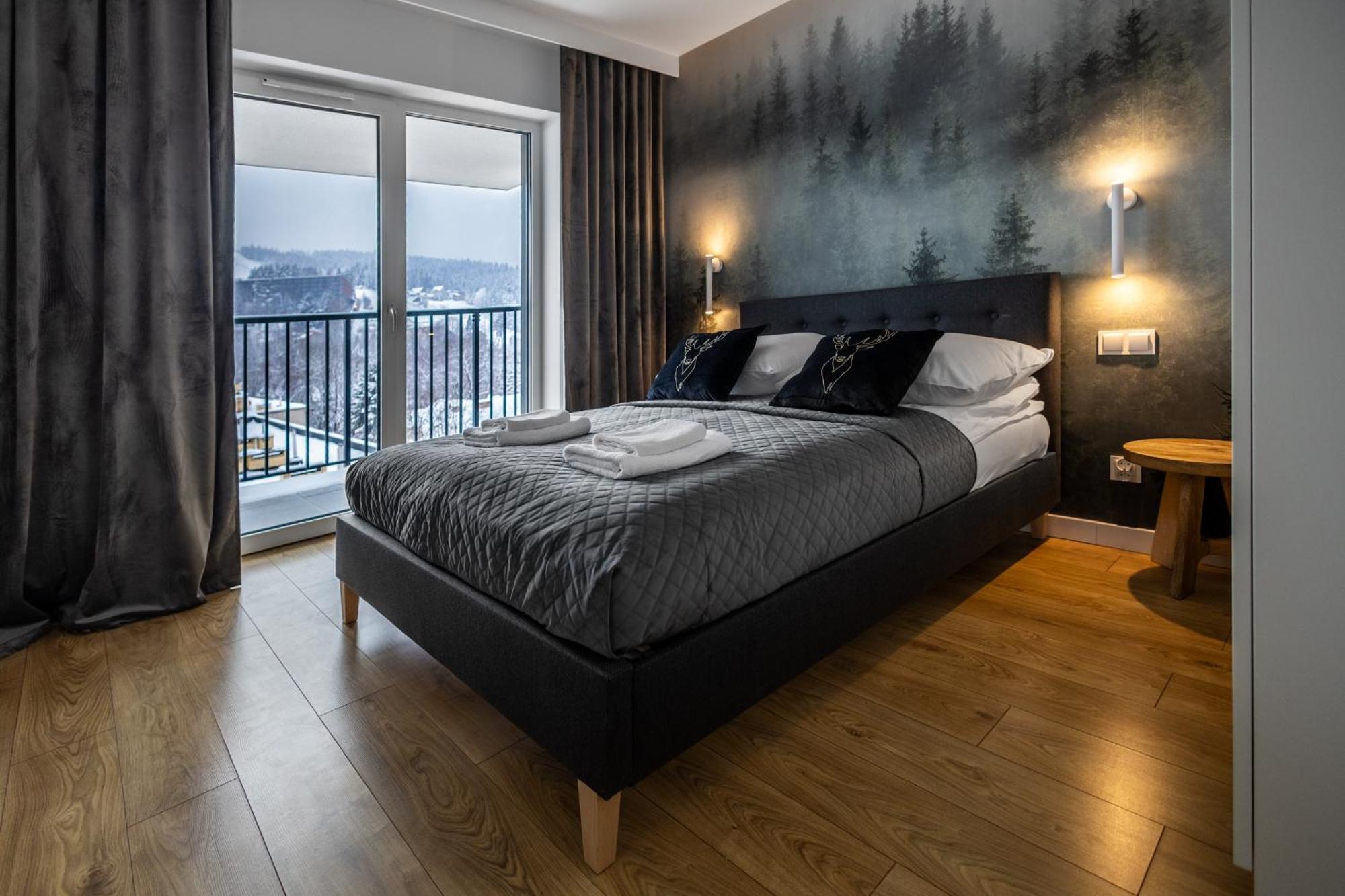 Gold Apartments Cicha 12 - Centrum - Dwie Sypialnie I Parking Krynica Zdroj Eksteriør bilde